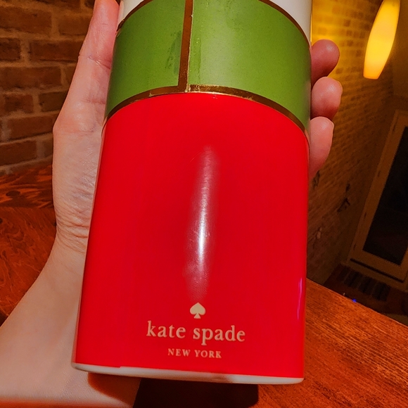 Kate Spade New York Cold Hands Warm Heart Thermal Mug 16oz Red Pink - Brand New! - Picture 5 of 7